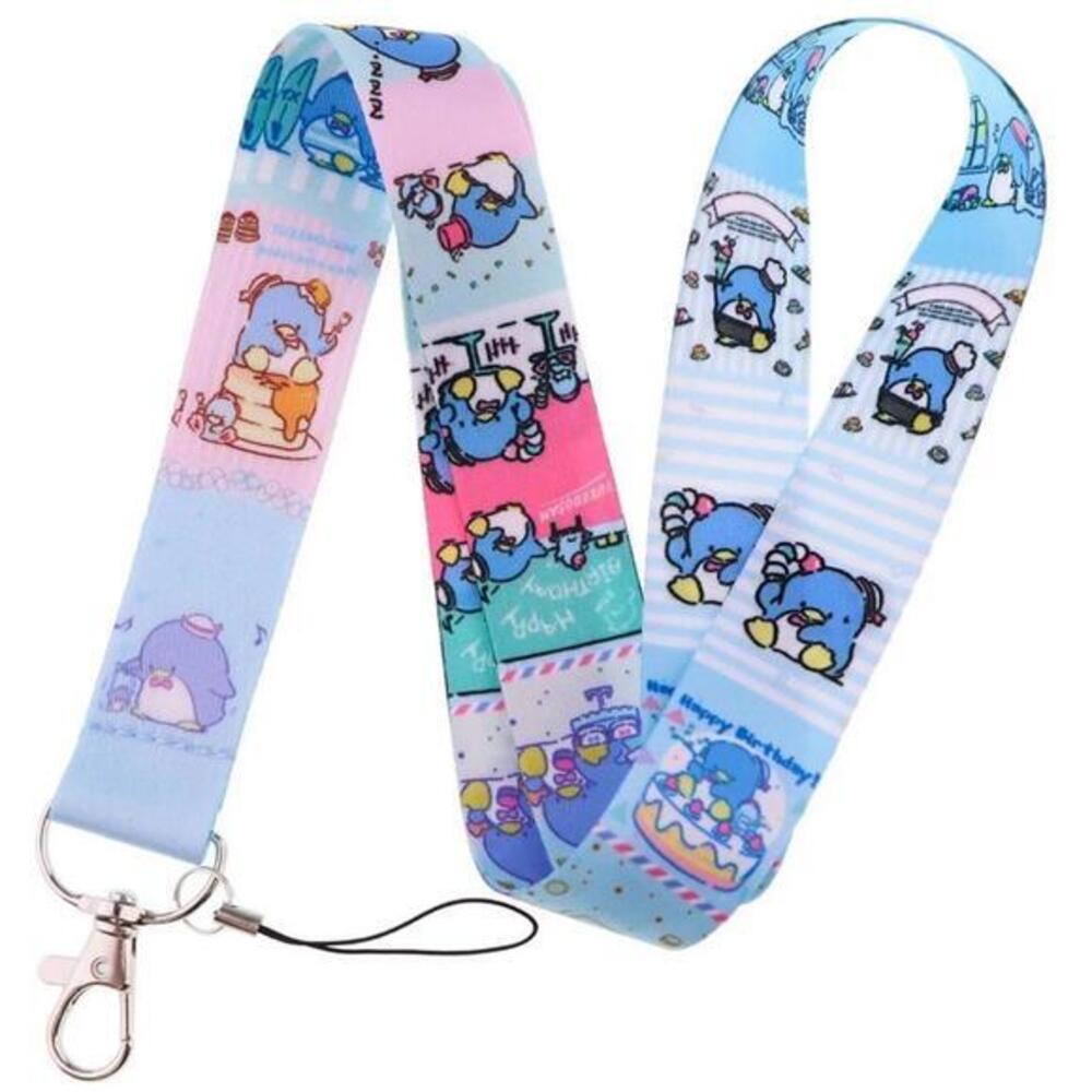 Sanrio Tuxedo Sam Lanyard, keychain keyholder badge card holder 16”